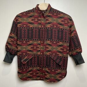 Steve Madden Revolve Womens‎ Aztec Jacket M Cabin Fever Fall Southwestern AOP